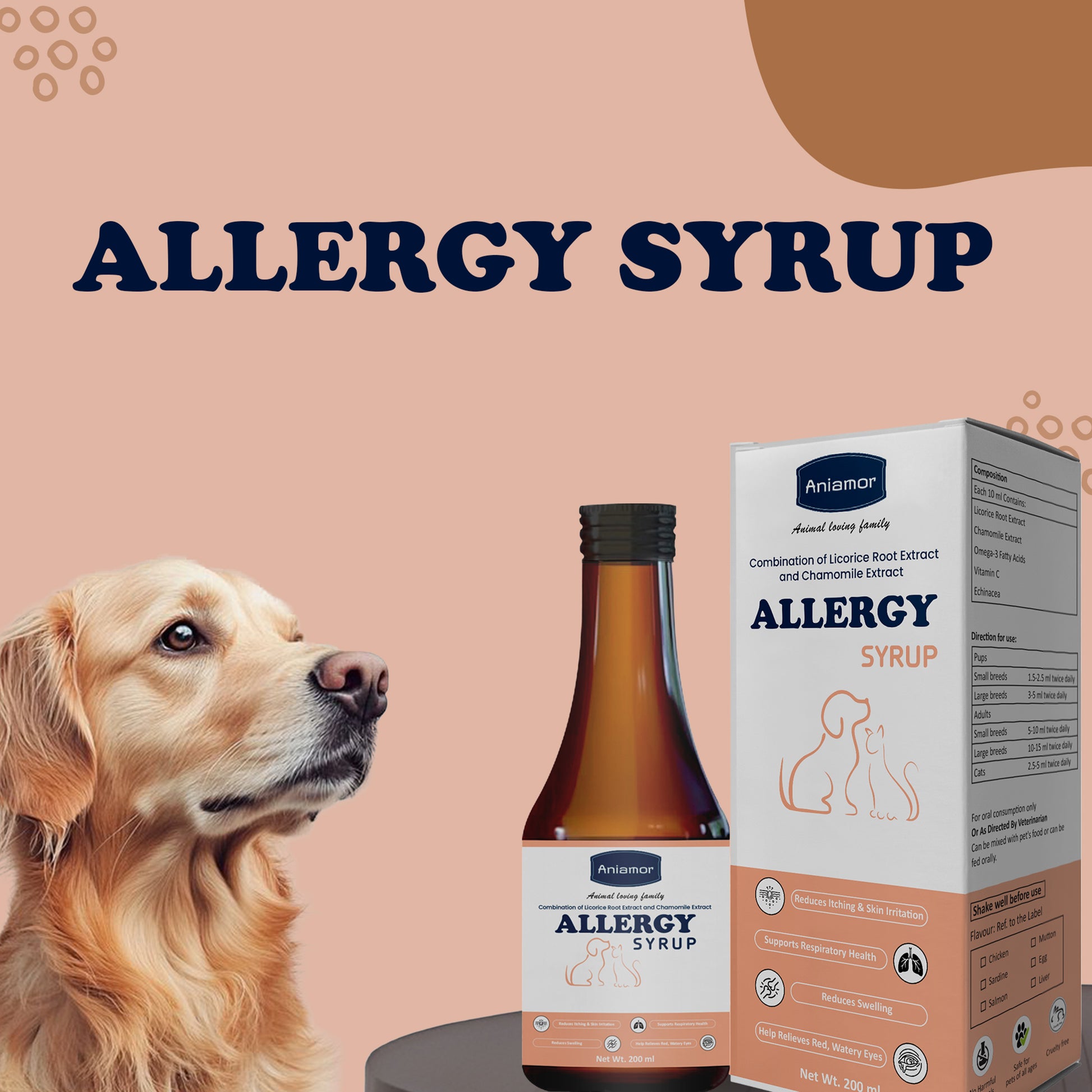Allergy syrup for dogs Aniamor
