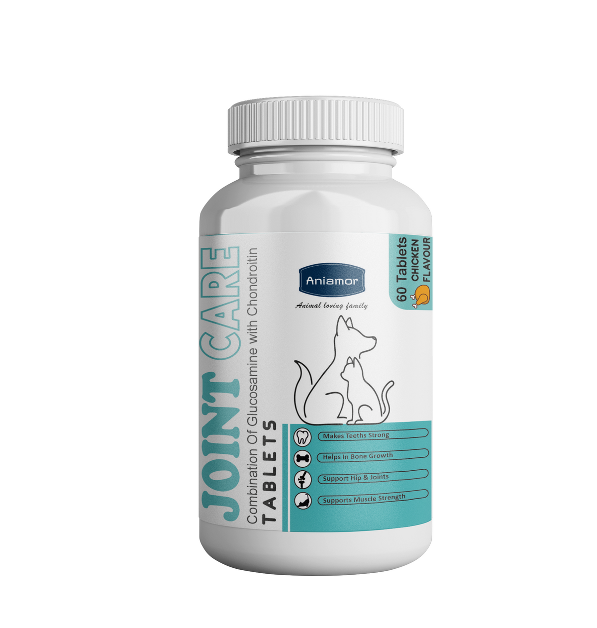 Joint care tablets for Dogs and Cats | Glucosamine and Chondroitin Tablets | 60 Tablets