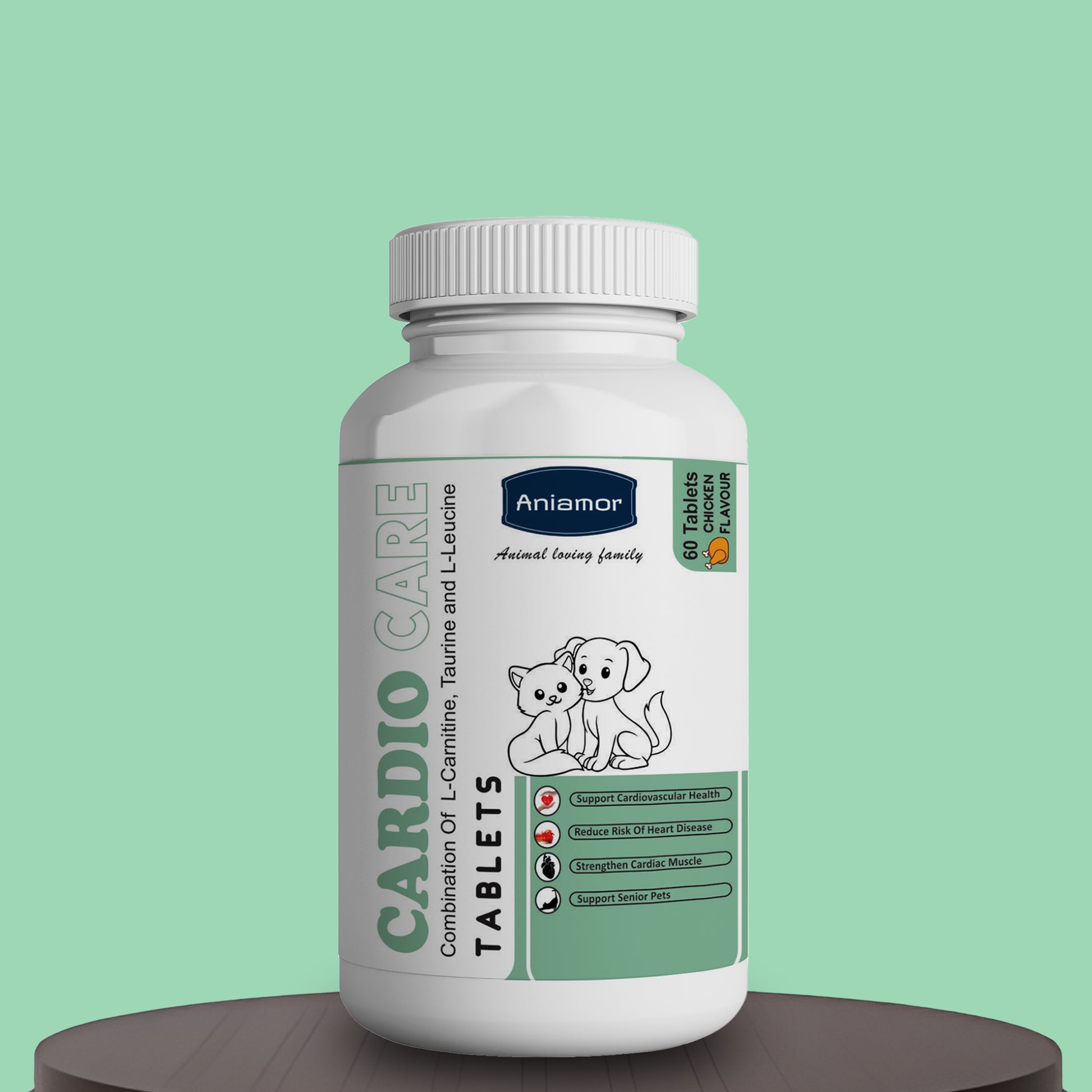 Cardio care tablet for pets
