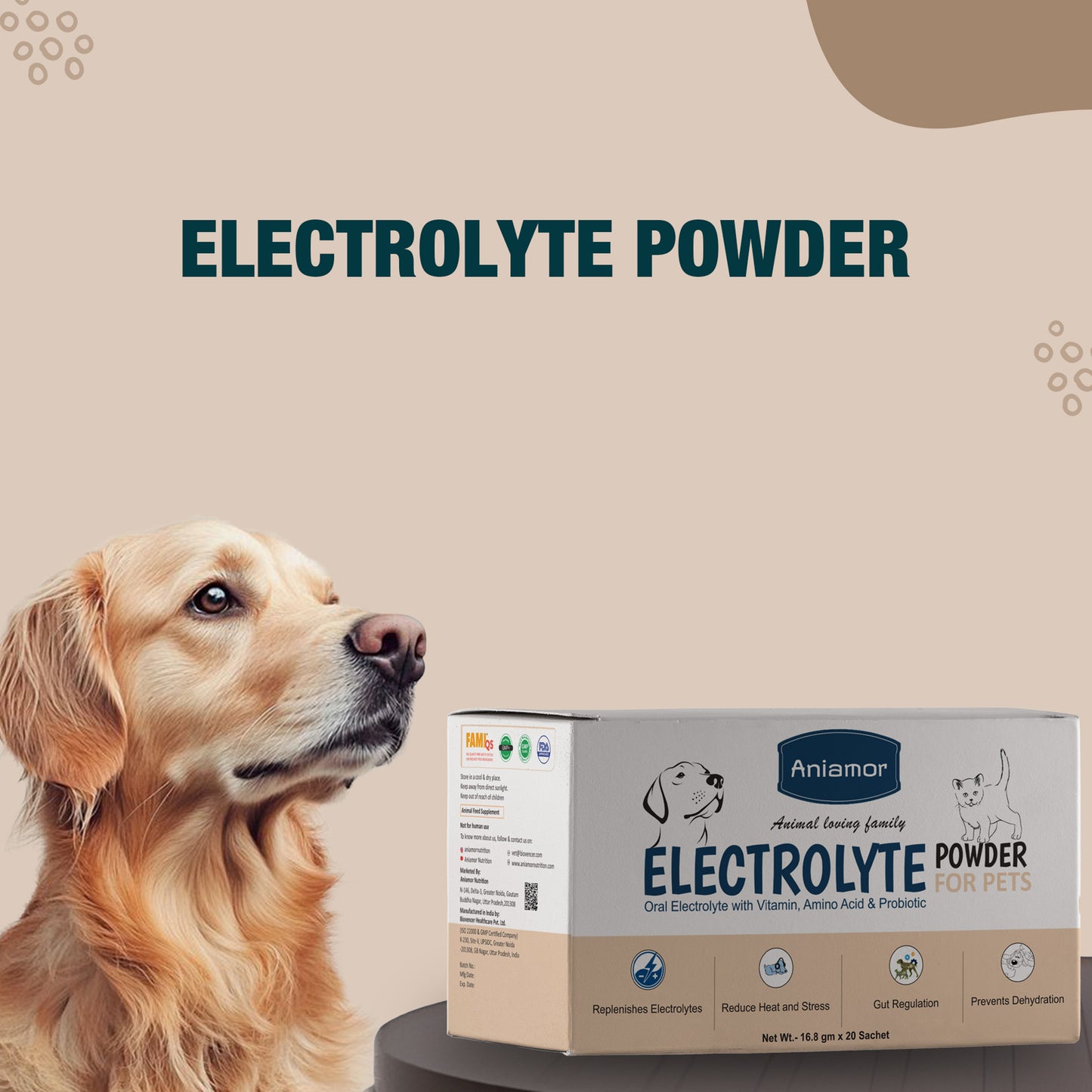 Electrolyte Powder for Dogs and Cats