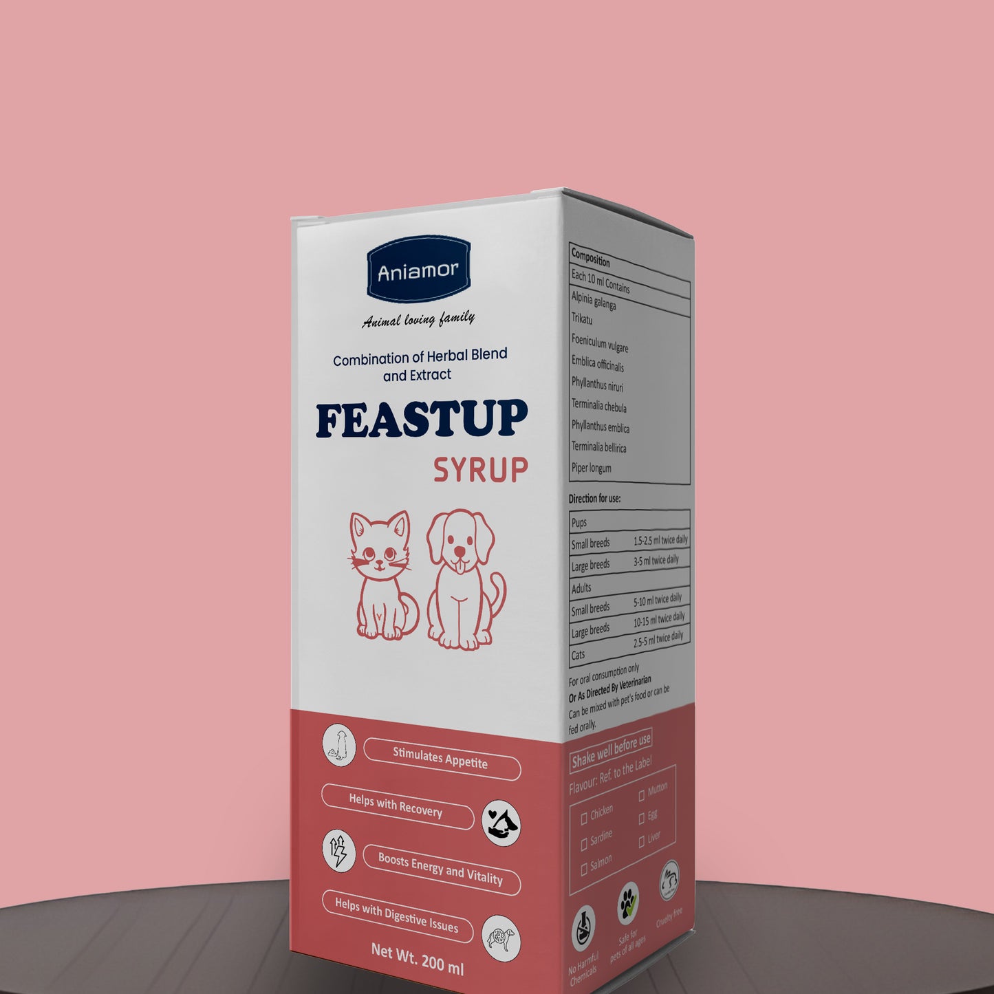 Feastup Syrup Aniamor For Pets