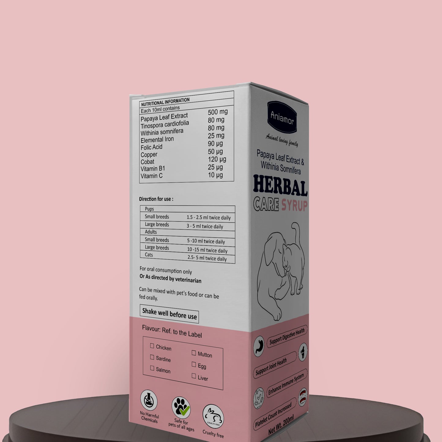 Herbal care syrup Aniamor Compositions