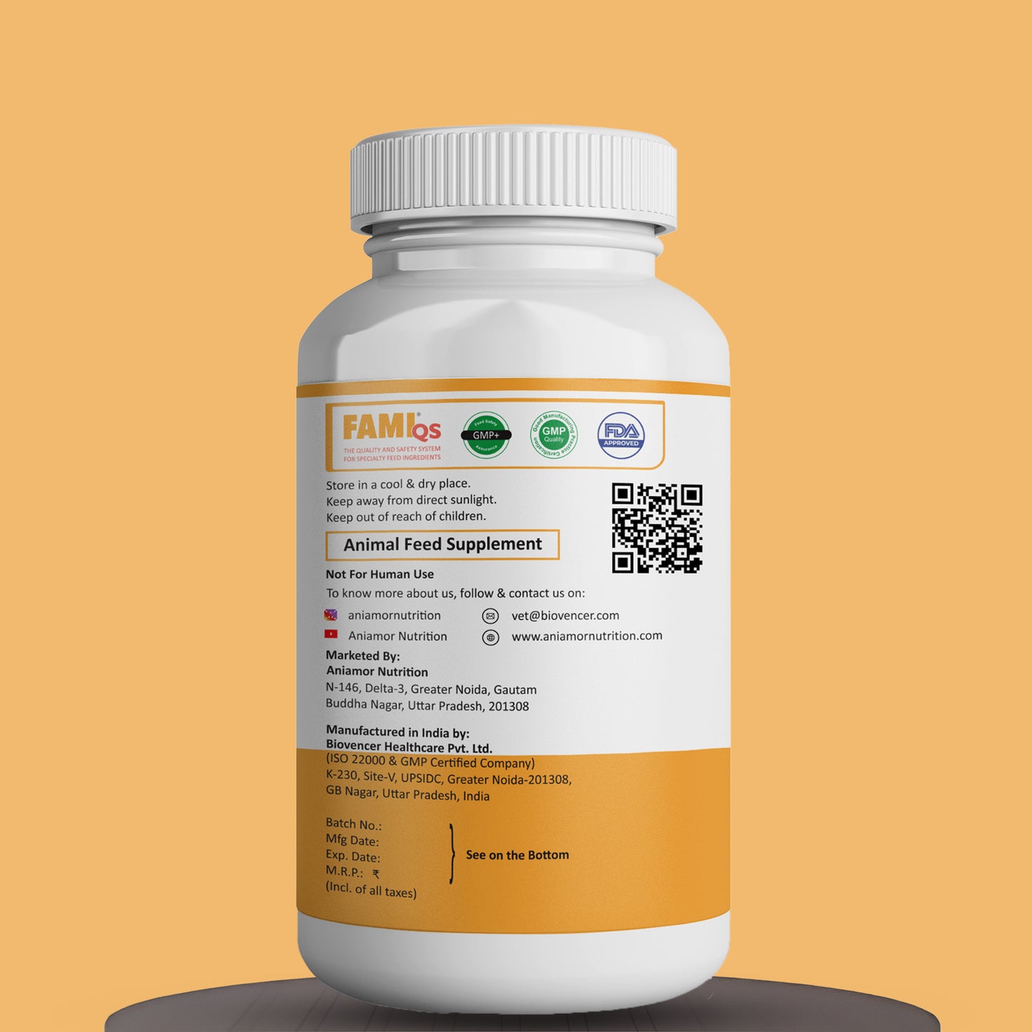 Immune care tablets Aniamor Certification