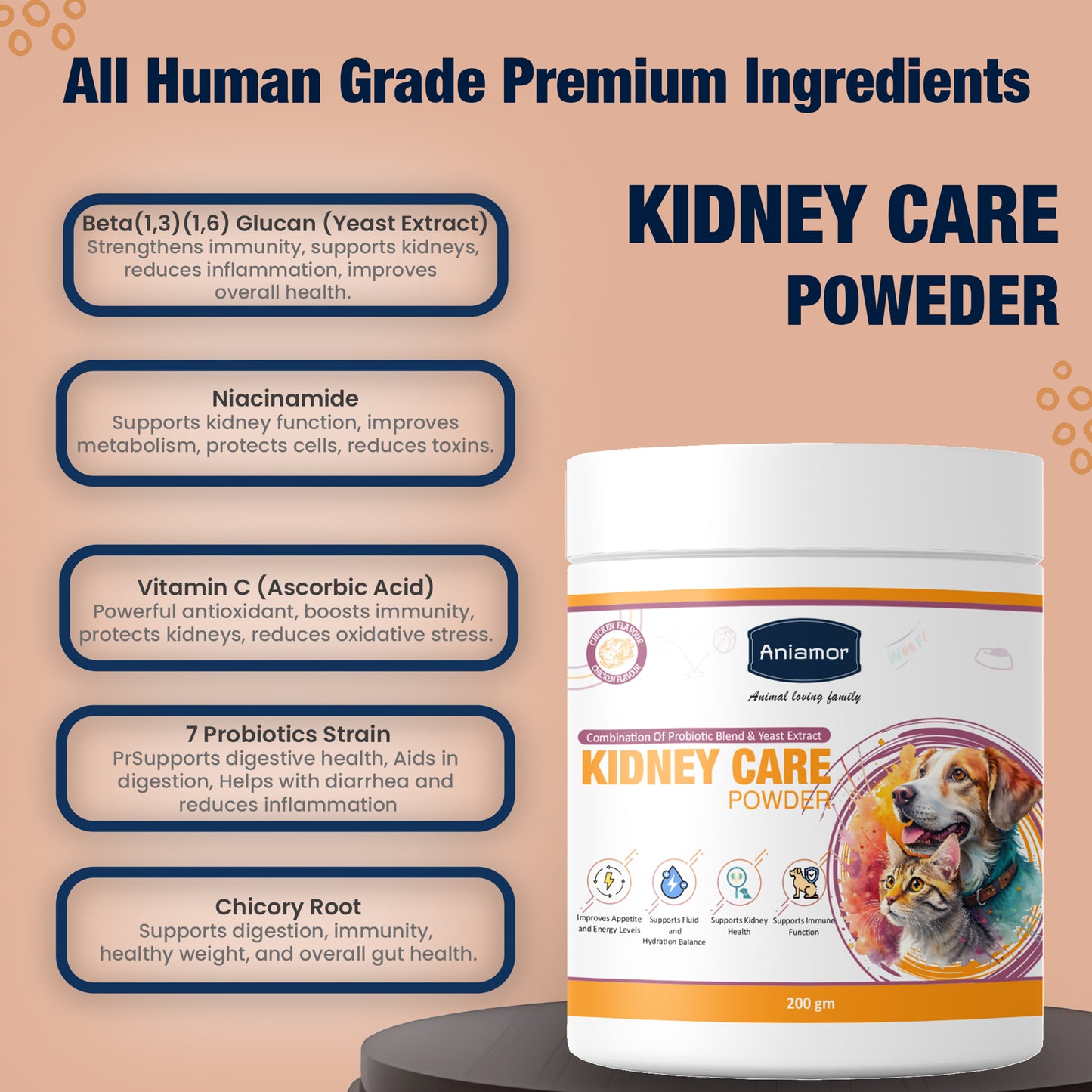 Kidney Care powder Aniamor Ingredients