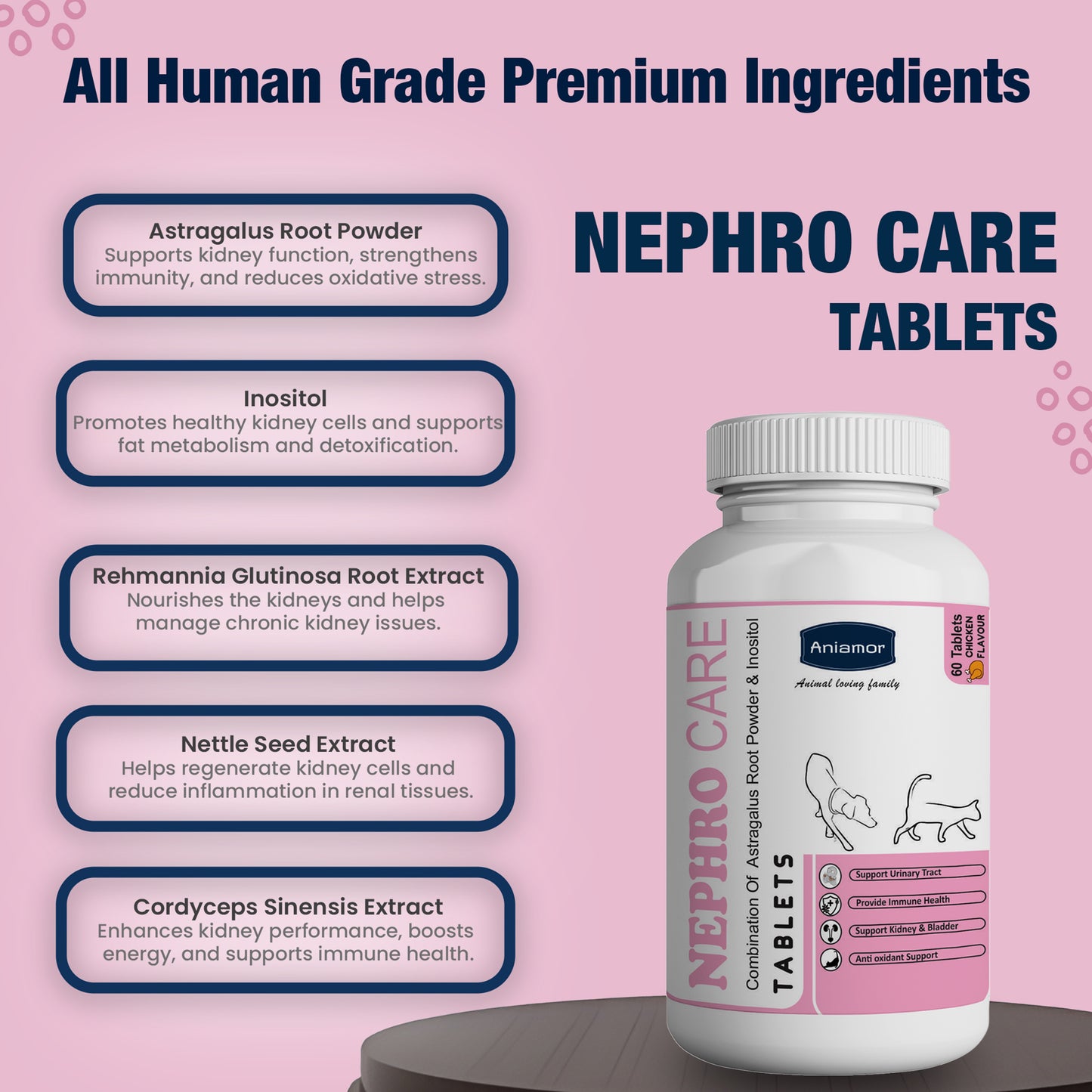Nephro care tablets Ingredient benefits