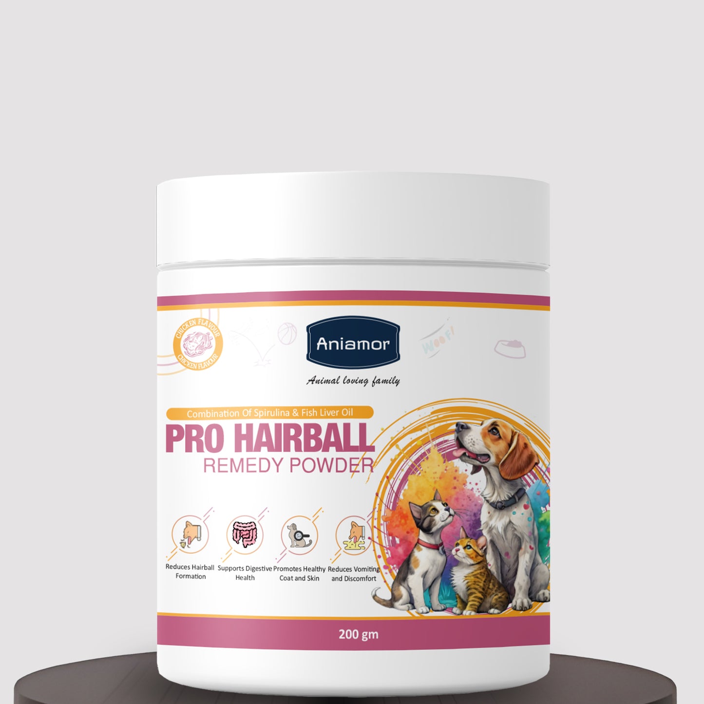 Pro hairball remedy powder