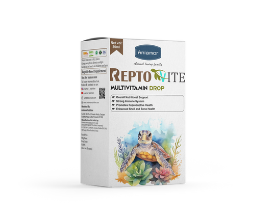 Reptovite multivitamin drops Aniamor for reptiles in 30ml dropper