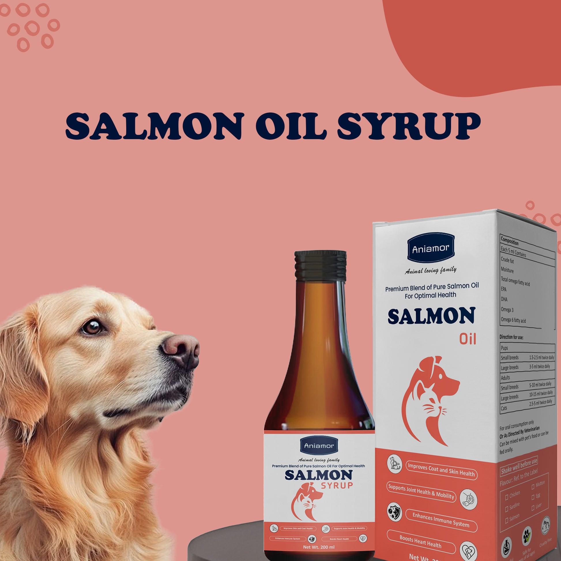 Salmon oil syrup Aniamor