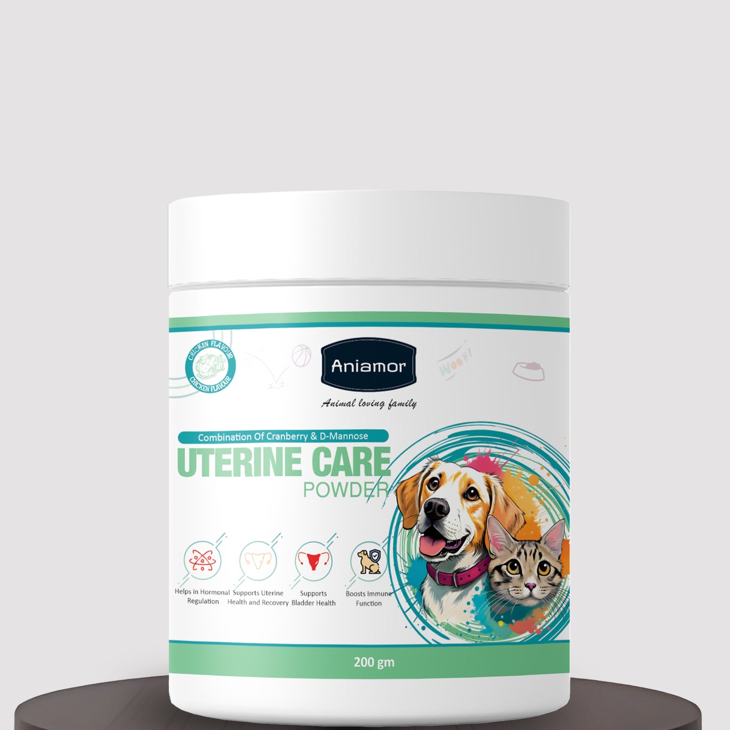 Uterine care powder Aniamor for pets