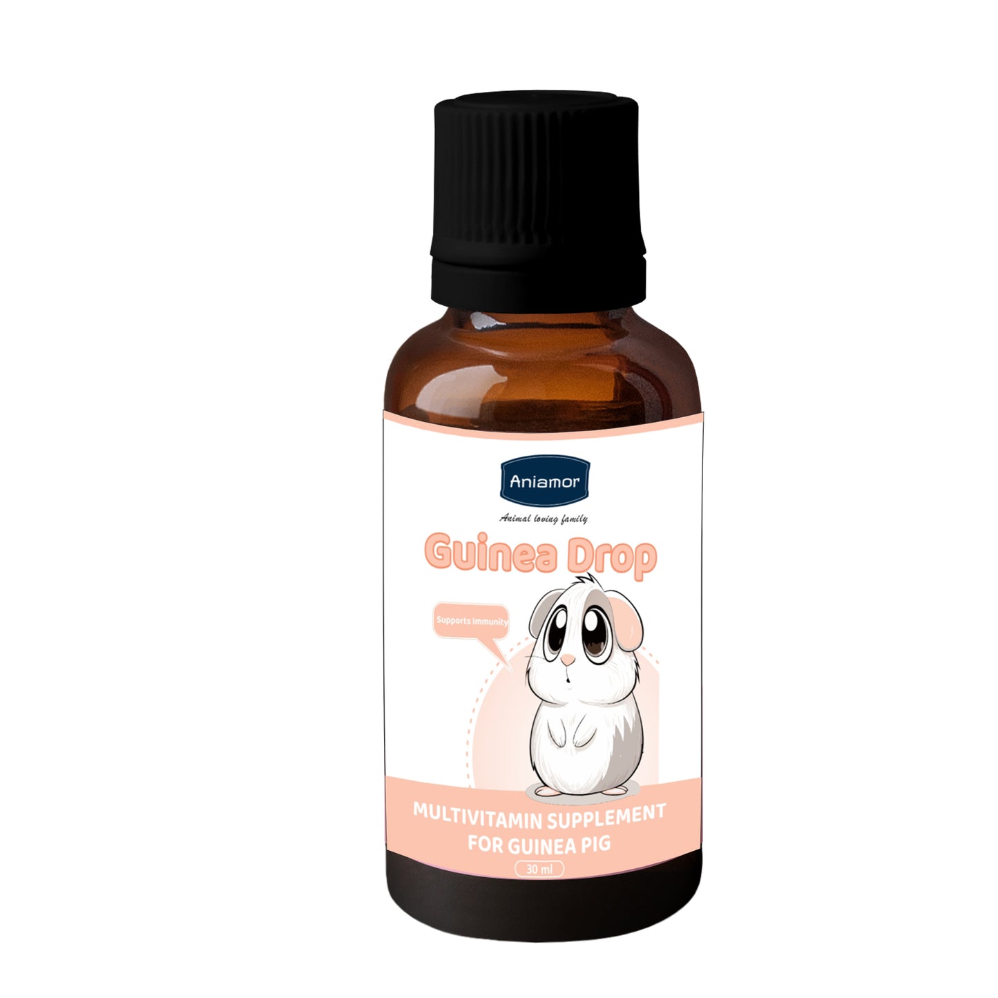 Guinea Pig Multivitamin Drops | Vitamin C, Vitamin A, Vitamin D3, Vitamin E, B-Complex & Zinc | 30 ml
