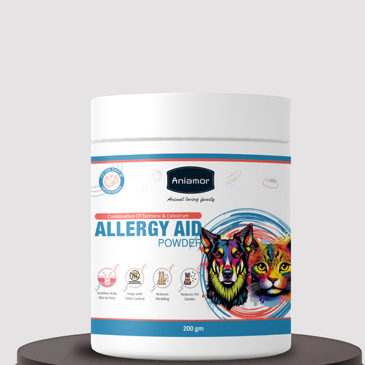 Allergy aid powder Aniamor for pets