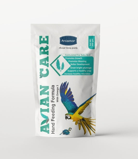 Aniamor-Avian Care Hand Feeding Powder| Avian Supplement| 500g