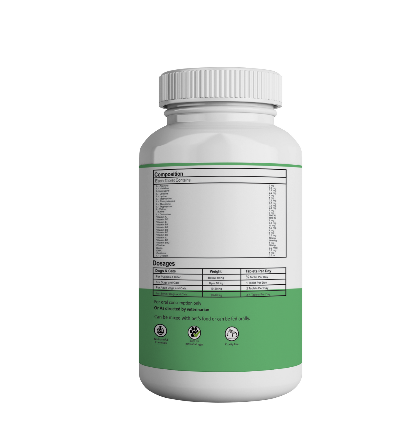 Amino Acid Multivitamin Tablets for Pets-Aniamor |120 Tablets