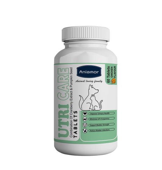 Utri Care Tablets for Pets-Aniamor| Kidney Supplement for Pets| 60 Tablets