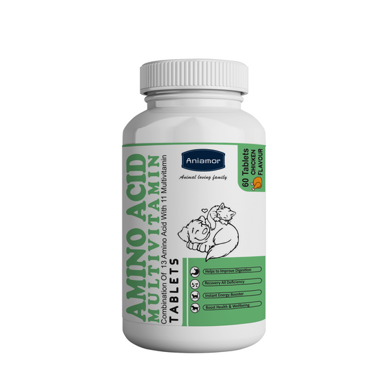 Amino Acid and Multivitamin Tablets for Pets-Aniamor| 60 Tablets