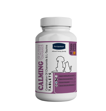 Calming Tablets for Pets-Aniamor| Pet supplement| 60 Tablets