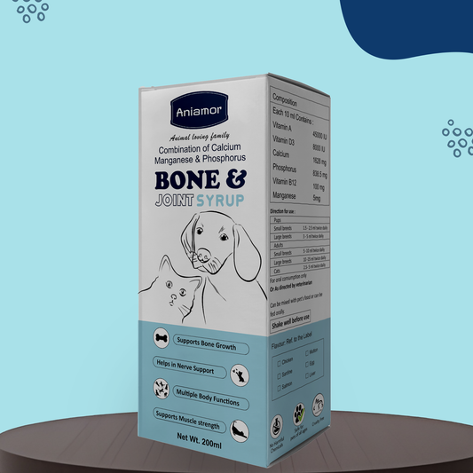 Bone and joint care syrup Aniamor  for pets 200ml box