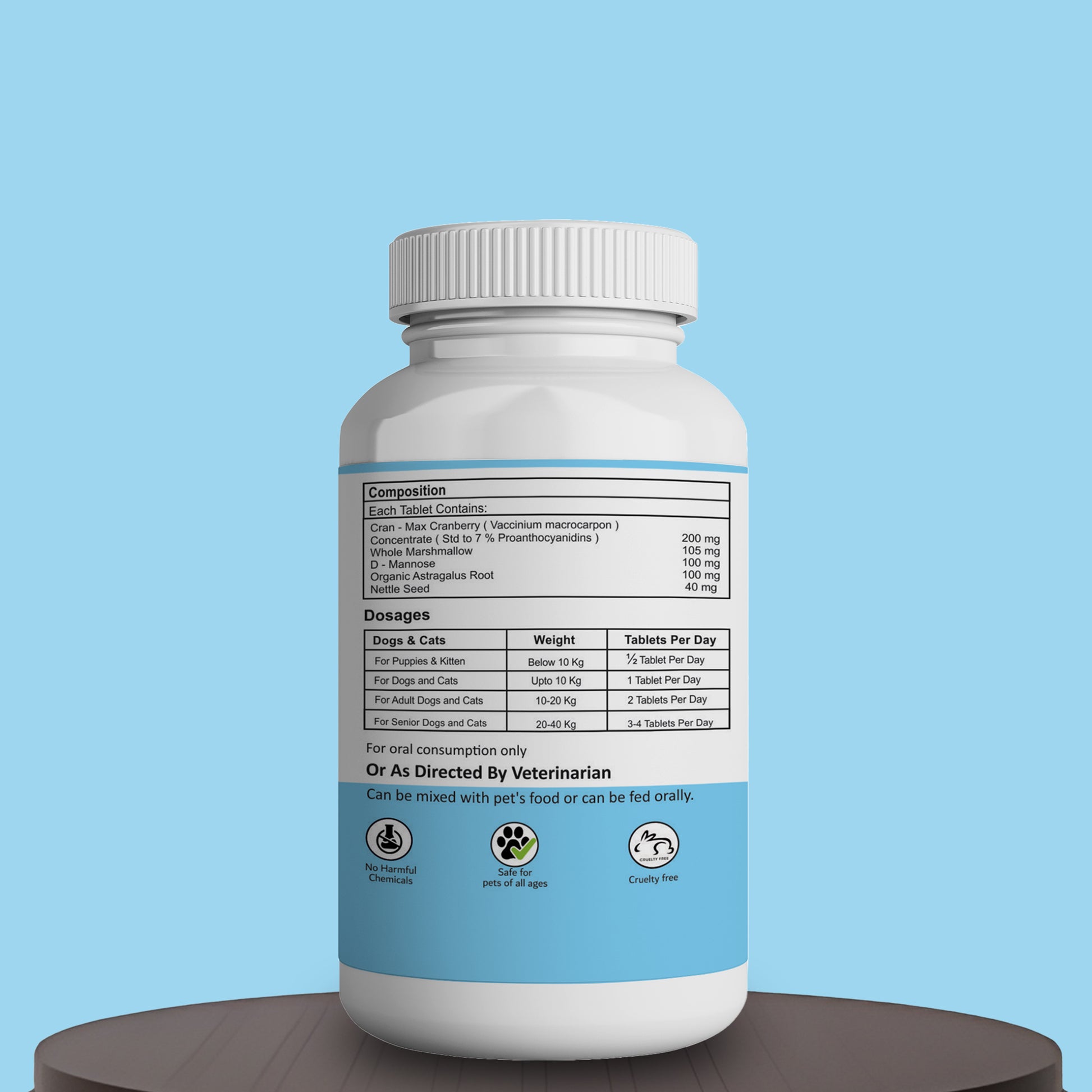 Calming Care Tablets Aniamor  Compositions