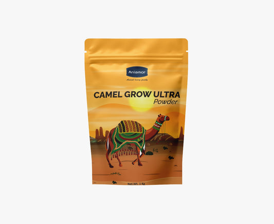 Aniamor Camel Grow Ultra Powder – Mineral & Growth Supplement for Camels (Yeast Extract, Calcium, Phosphorus, Copper, Zinc)