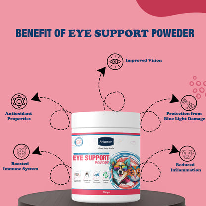 Eye support powder Benefits for pets