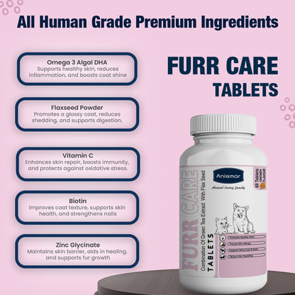 Furr care tablets Aniamor ingredients for pets