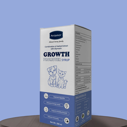 Growth promoter syrup Aniamor for pets  200ml 