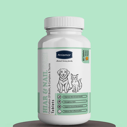 Hair & Nail Care Tablets For Dogs and Cats