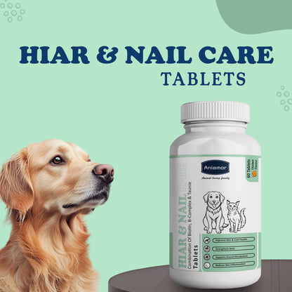 Hair and nail care Tablets for dogs and cats