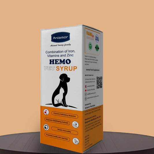 Hemo pet syrup Aniamor 200ml bottle