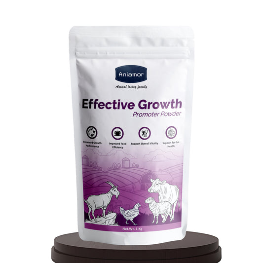 Aniamor Effective Growth Promoter | Cattle Feed Supplement | Increased Weight Gain | 1 Kg Pouch