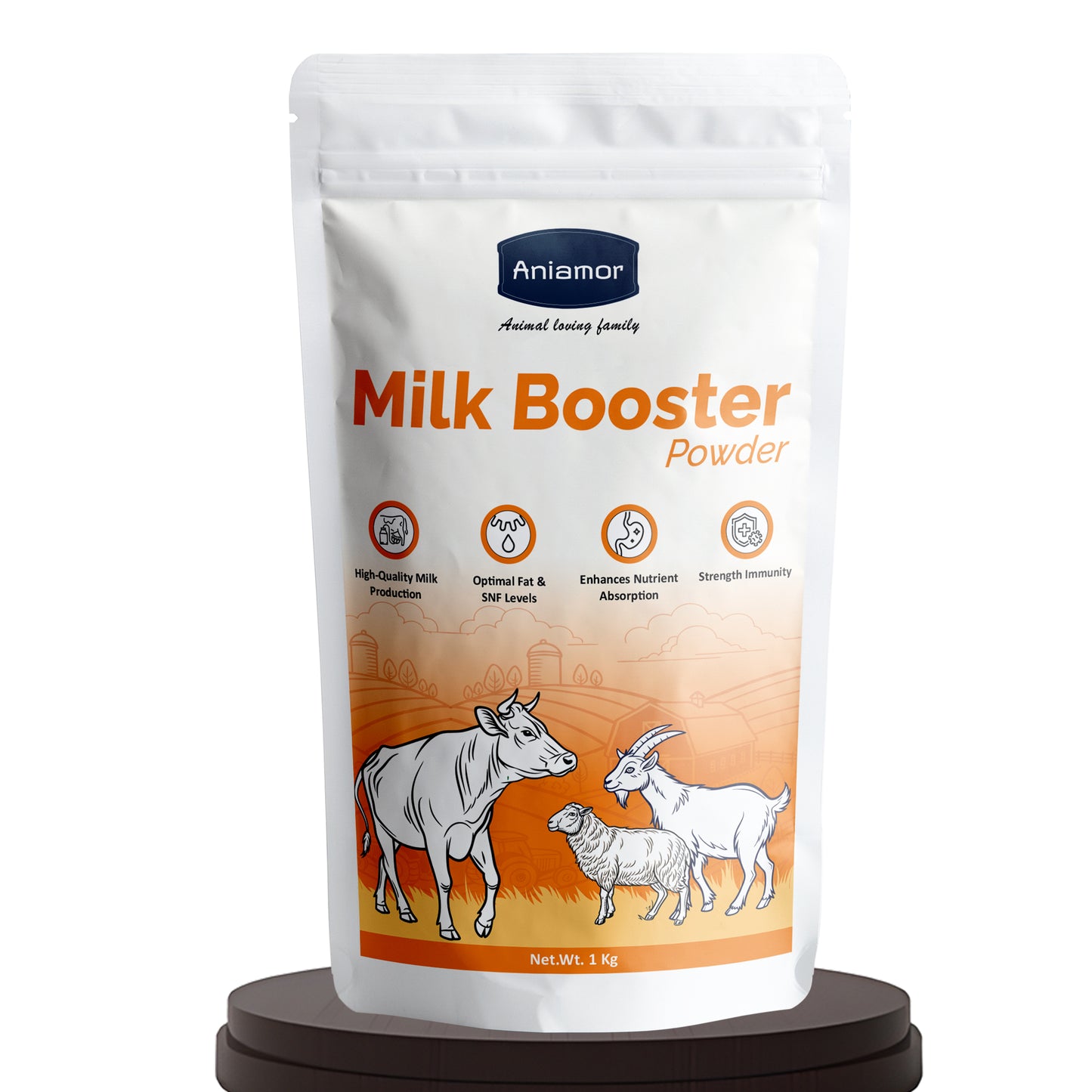 Milk Booster Powder for Cattle-Aniamor| Cattle Feed Supplement| 1 Kg