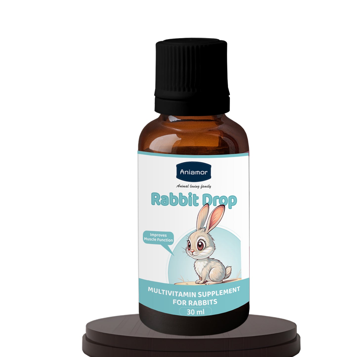Multivitamin Drop for Rabbit | Vitamin A  Biotin Niacinamide with Choline Cloride | 30 ml Bottle