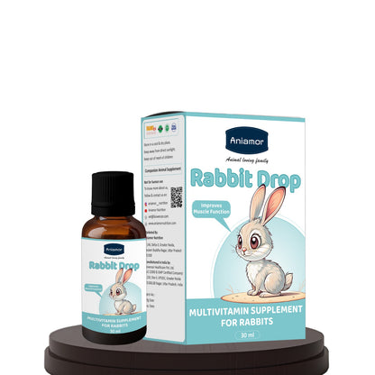 Multivitamin Drop for Rabbit | Vitamin A  Biotin Niacinamide with Choline Cloride | 30 ml Bottle