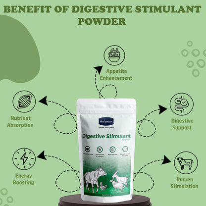 Digestive Stimulant Powder-Aniamor| Cattle Feed Supplement|1 kg Pouch