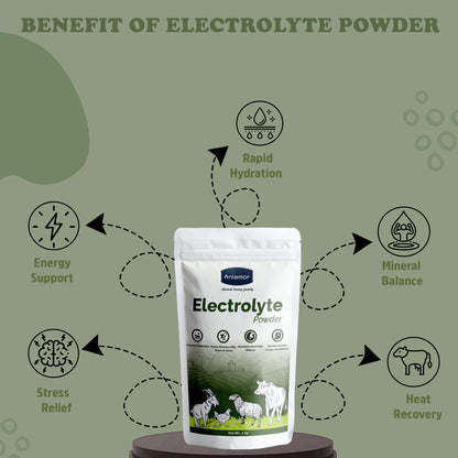 Electrolyte Powder for cattle-Aniamor| Dietary Supplement for Cattle| 1kg