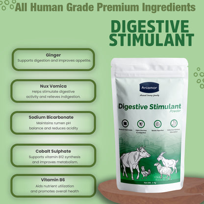 Digestive Stimulant Powder-Aniamor| Cattle Feed Supplement|1 kg Pouch