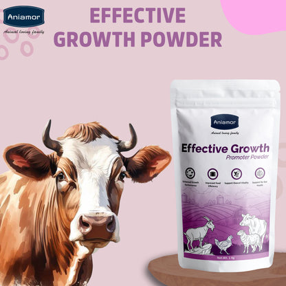 Aniamor Effective Growth Promoter | Cattle Feed Supplement | Increased Weight Gain | 1 Kg Pouch