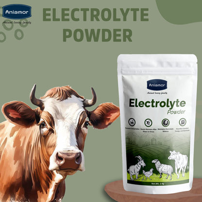 Electrolyte Powder for cattle-Aniamor| Dietary Supplement for Cattle| 1kg