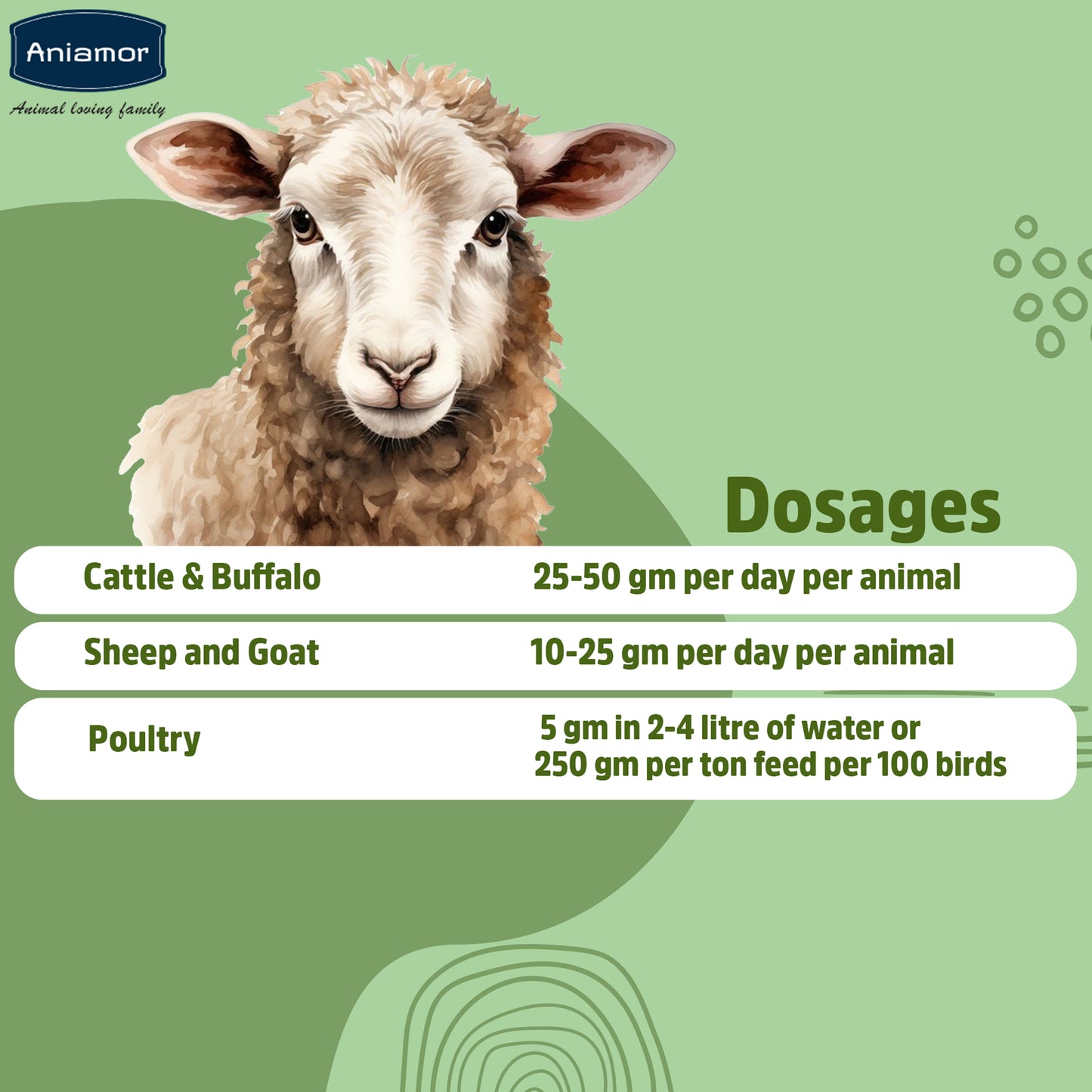 Digestive Stimulant Powder-Aniamor| Cattle Feed Supplement|1 kg Pouch