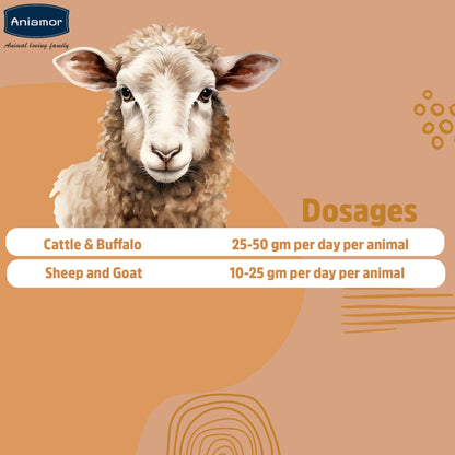 Milk Booster Powder for Cattle-Aniamor| Cattle Feed Supplement| 1 Kg