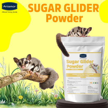 Aniamor Glider Vital Max — Apple Flavored Complete Daily Nutritional Powder for Gliders (200 gm)