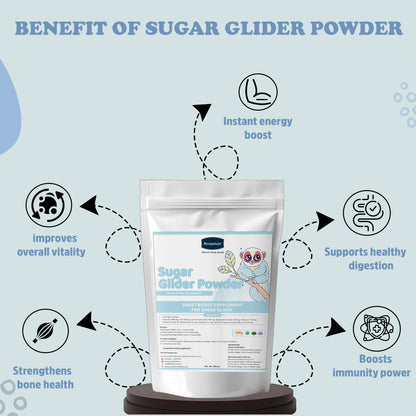 Glider Sweet Boost – Apple Flavoured Multivitamin, Calcium, Probiotic & Amino Acid Supplement – 200 gm