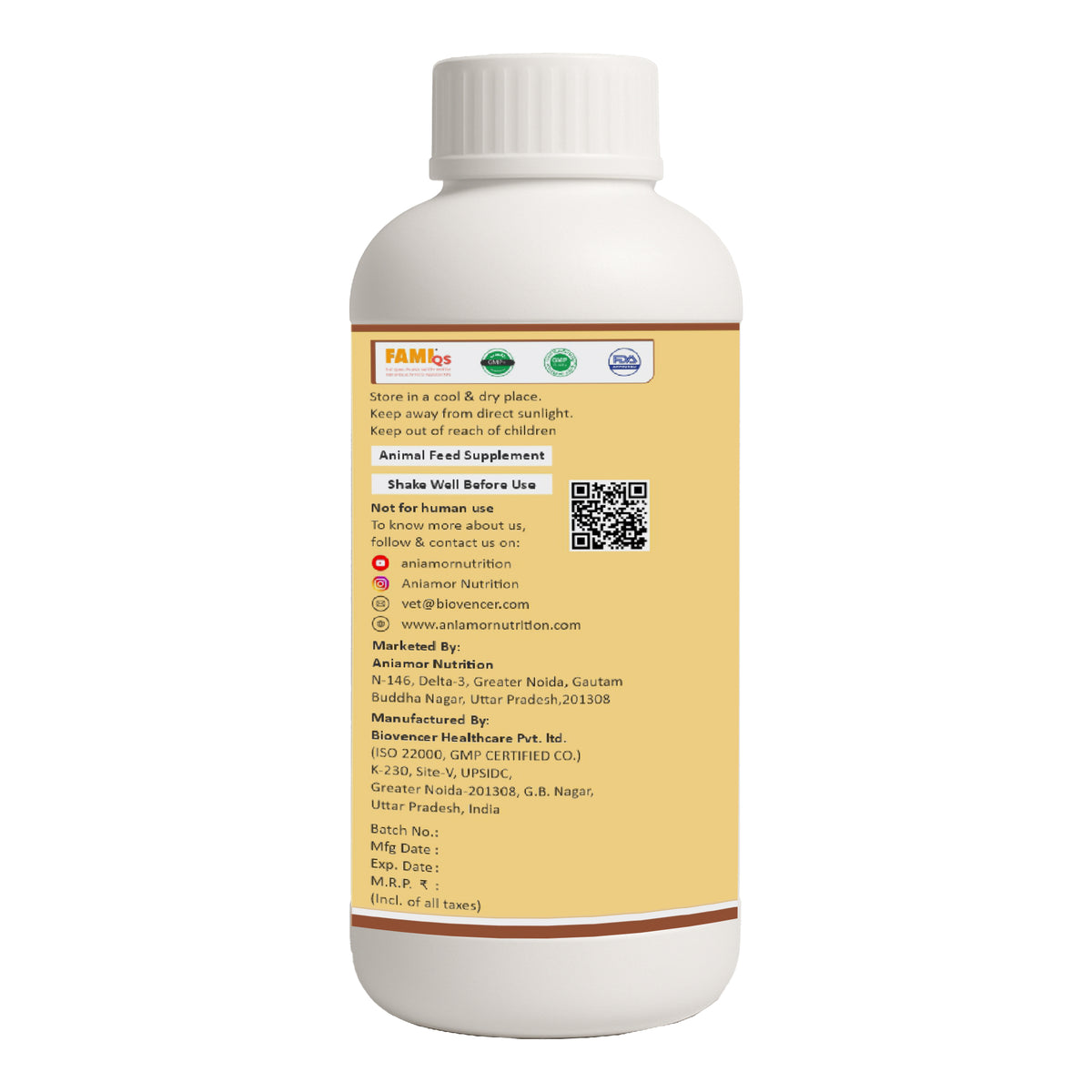 Aniamor Camel Boost Tonic – 1 Litre | Vitamins & Minerals for Camels (Vitamin A, Vitamin E, Zinc, Copper, Cobalt)