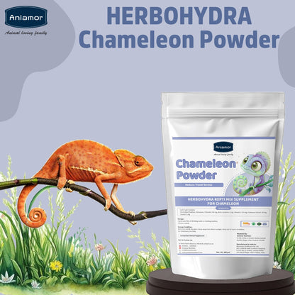 Aniamor Herbohydra Repti Mix – Daily Nutritional Powder with Electrolytes, Vitamins & Taurine for Reptiles