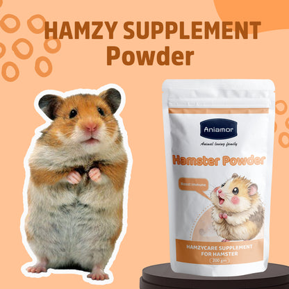 HamzyCare Powder | Multivitamin Calcium Probiotic & Amino Acid Supplement | Apple Flavoured | 200 gm