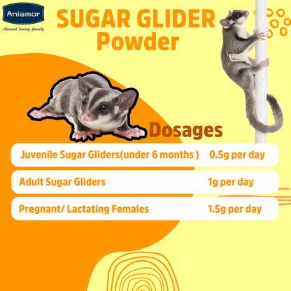 Aniamor Glider Vital Max — Apple Flavored Complete Daily Nutritional Powder for Gliders (200 gm)