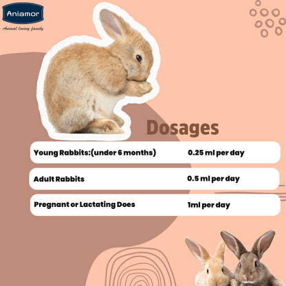 Calcium Drop for Rabbit | Calcium Gluconate,Vitamin D3 with Magnesium | 30 ml Bottle
