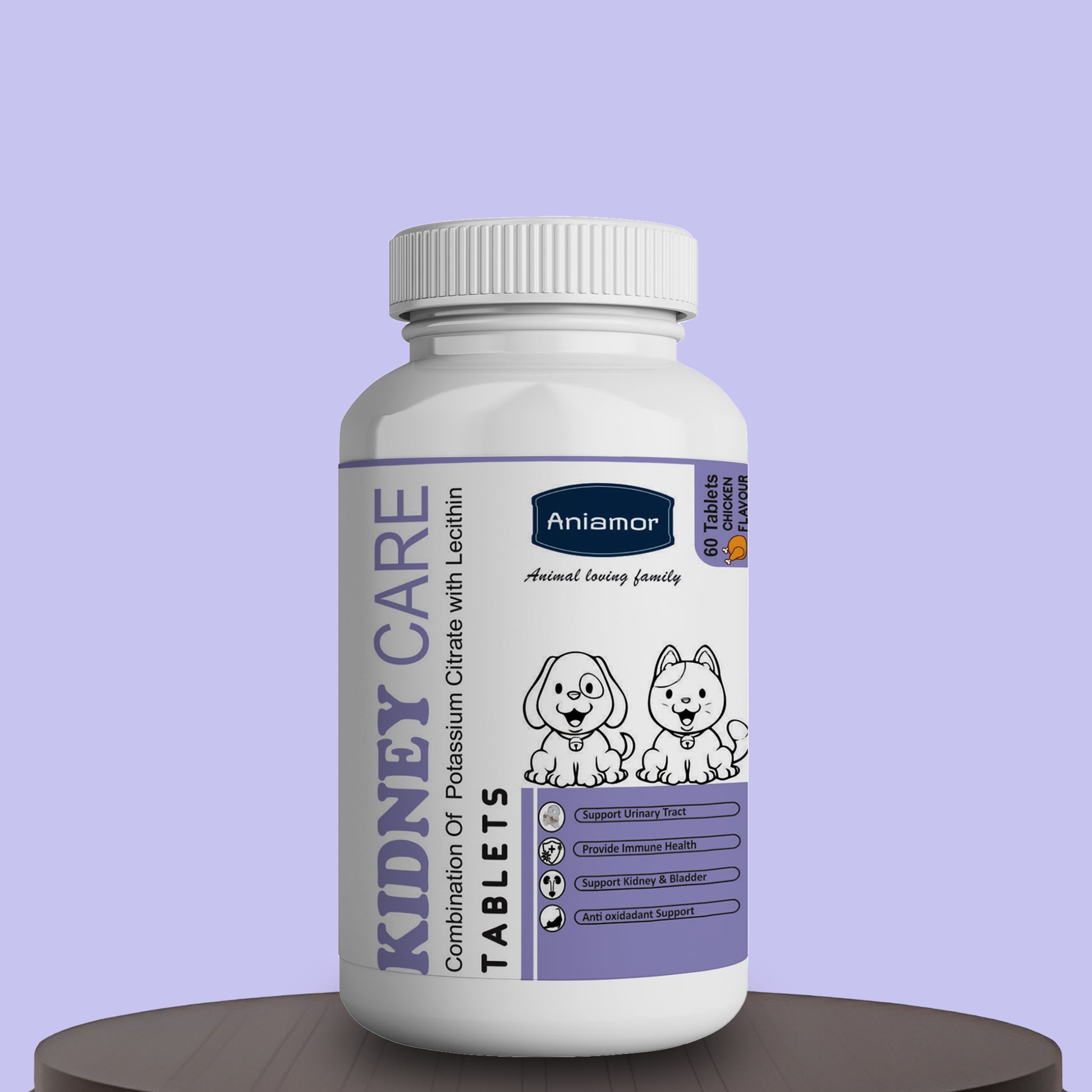 Kidney care tablets Aniamor for pets 