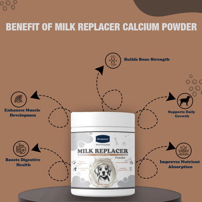 Milk Replacer Powder Aniamor Benefits for pets