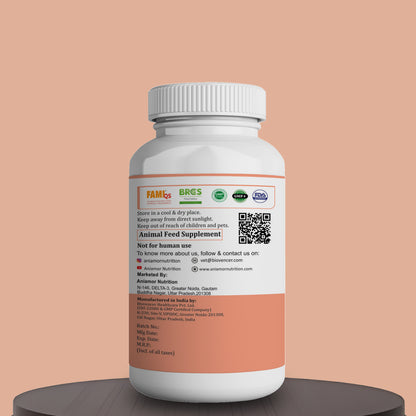 Muscle care tablets Aniamor certifications